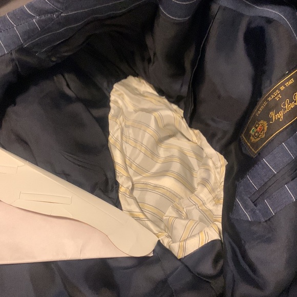 PIN STRIPE BLUE BLAZER - Picture 6 of 8